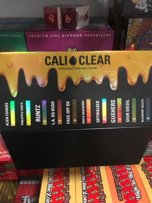 Cali Clear Disposable Vape available for sale in stock at affordable prices, buy Cali Clear Disposable Vape in bulk at best discount prices